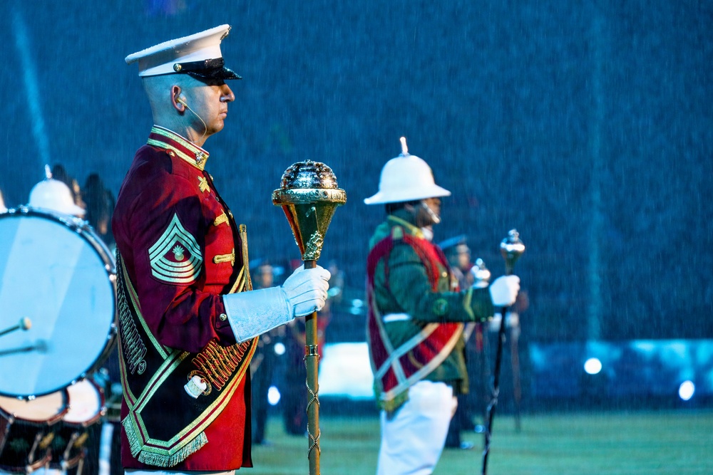 "The Commandant's Own" perform during the Royal Edinburgh Military Tattoo