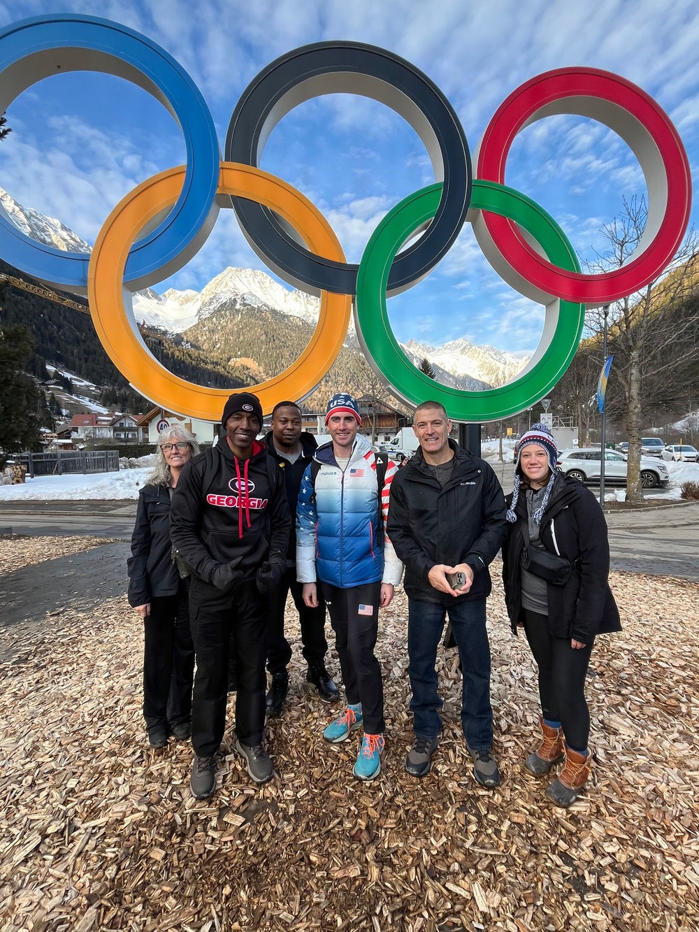 Spc. Sean Doherty competes in the 10K men's biathlon in the 2026 Winter Olympics