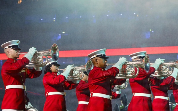 "The Commandant's Own" perform during the Royal Edinburgh Military Tattoo
