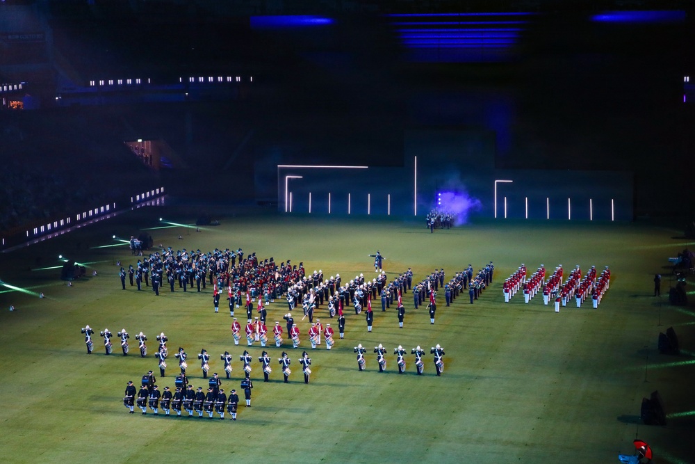 "The Commandant's Own" perform during the Royal Edinburgh Military Tattoo