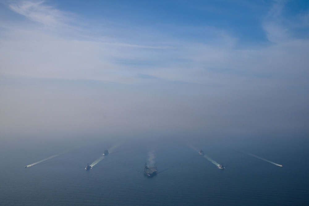 Abraham Lincoln Carrier Strike Group Conducts Photo Exercise