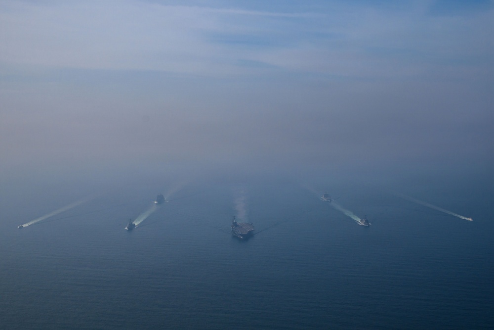 Abraham Lincoln Carrier Strike Group Conducts Photo Exercise