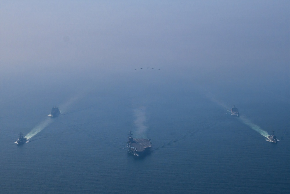 Abraham Lincoln Carrier Strike Group Conducts Photo Exercise