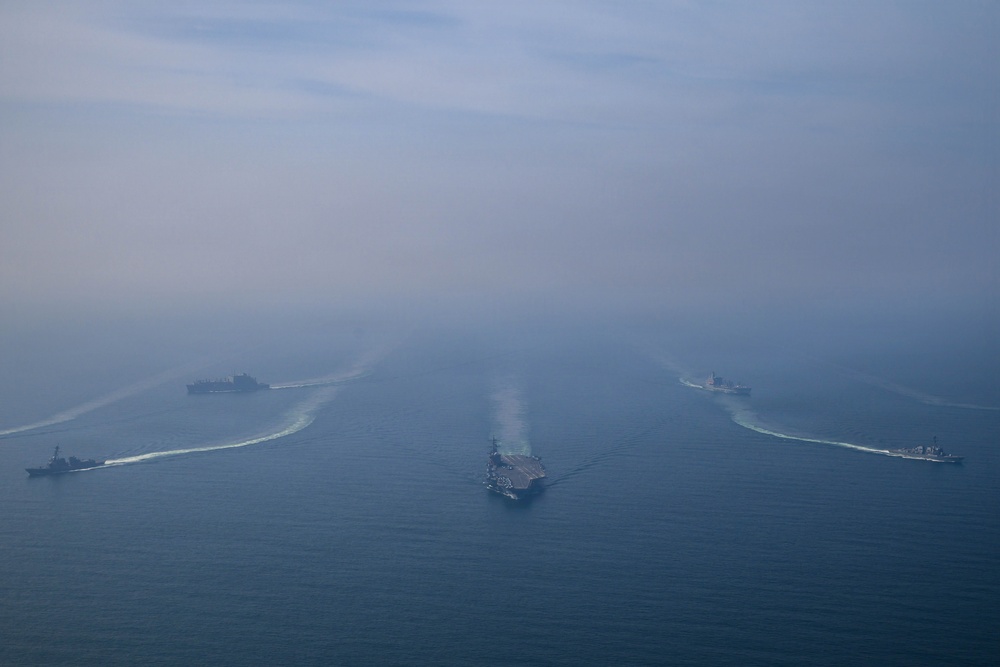 Abraham Lincoln Carrier Strike Group Conducts Photo Exercise