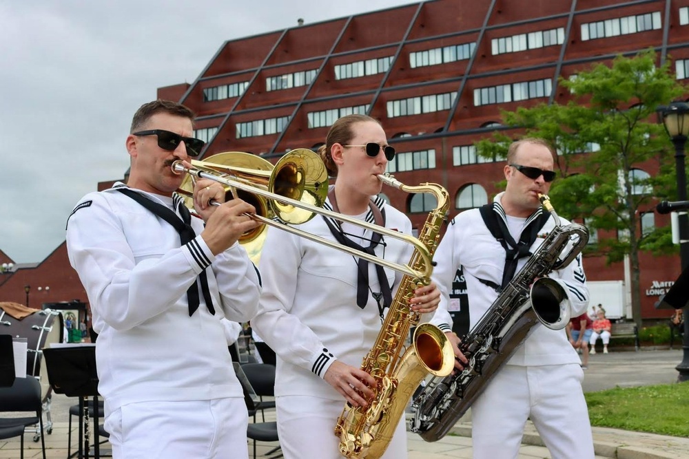 Navy Band Northeast's Jack Tar Brass Band Supporting Navy Week Boston
