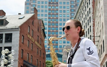 Navy Band Northeast's Jack Tar Brass Band Supporting Navy Week Boston