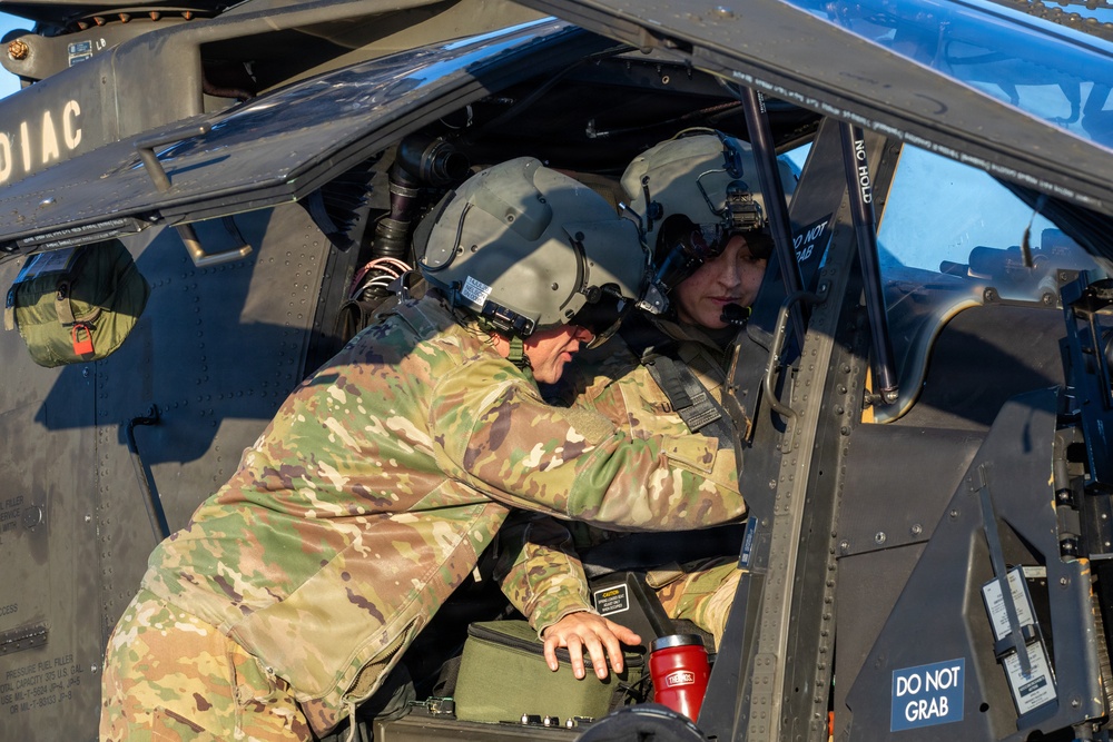 11th Airborne Soldiers conduct AH-64E training during JPMRC 26-02 Air Assault