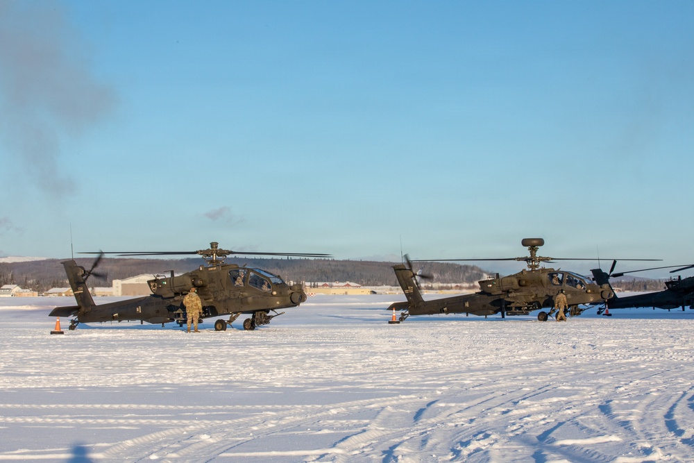 11th Airborne Soldiers conduct AH-64E training during JPMRC 26-02 Air Assault