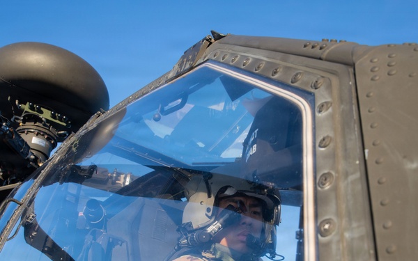 11th Airborne Soldiers conduct AH-64E JPMRC 26 air assault training
