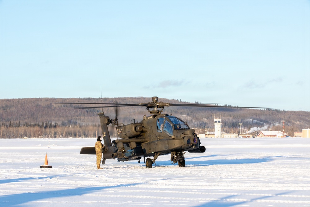 11th Airborne Soldiers conduct AH-64E Air Assault training during JPMRC 26-02
