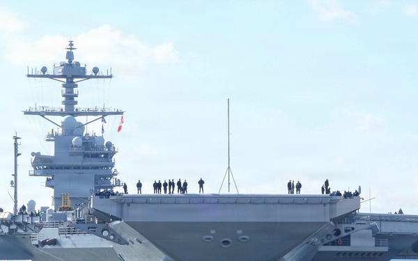 PCU John F. Kennedy's Departs For Builder's Trials