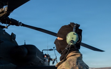 11th Airborne Soldiers conduct AH-64E  air assault training during JPMRC 26-02