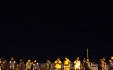 PCU John F. Kennedy Countermeasure Wash-Down Clean Up