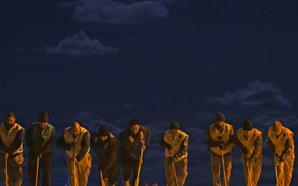 PCU John F. Kennedy AFFF Flight Deck Clean Up