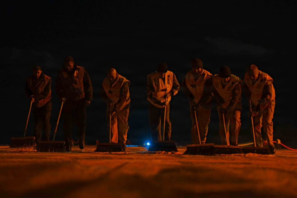 PCU John F. Kennedy AFFF Flight Deck Clean Up