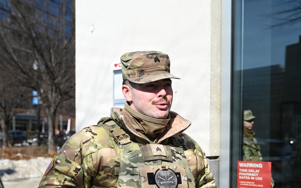 South Carolina National guard assist Metropolitan Police in Shoplifting at Navy Yard