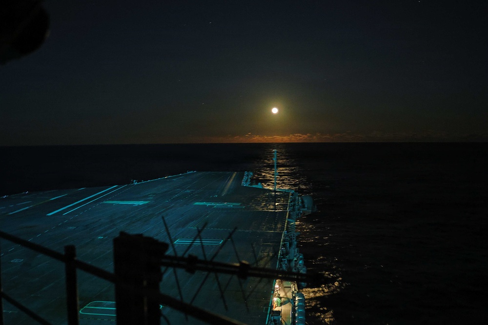 PCU John F. Kennedy transits the Atlantic Ocean