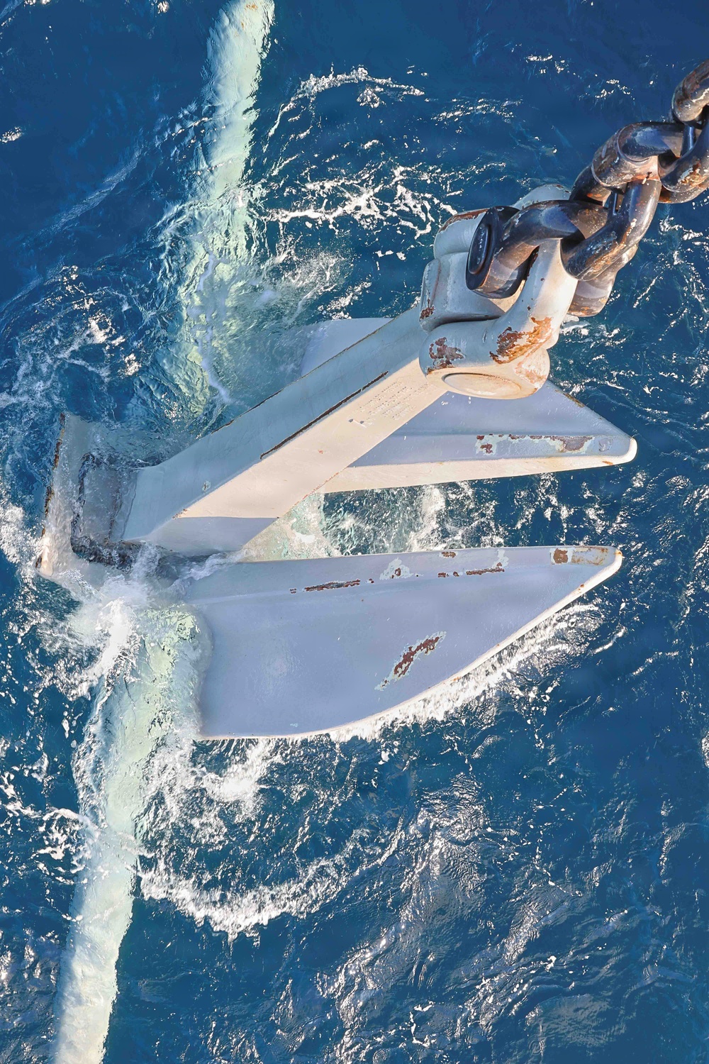 PCU John F. Kennedy Conducts An Anchor Drop Evolution