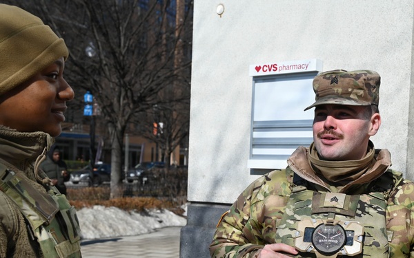 South Carolina National guard assist Metropolitan Police in Shoplifting at Navy Yard