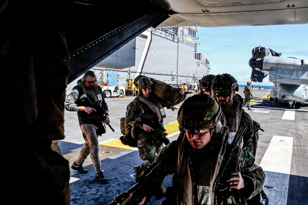 22nd MEU(SOC) | BLT 3/6 and DSS Quick Reaction Force Training