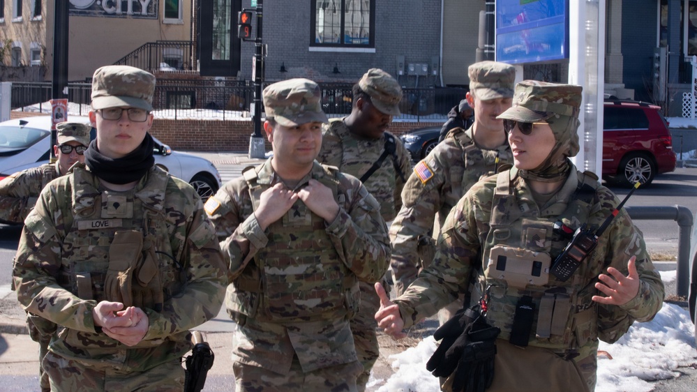 150th Cavalary Regiment Guards District of Columbia Streets