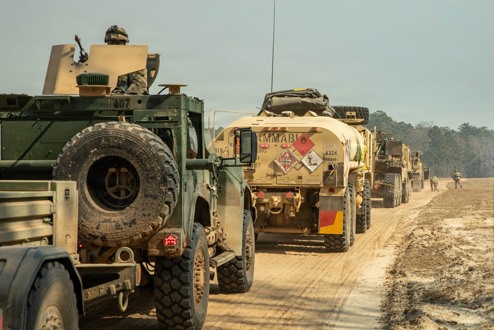 Spartan Brigade conducts convoy operations