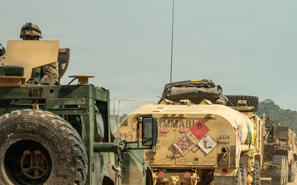 Spartan Brigade conducts convoy operations