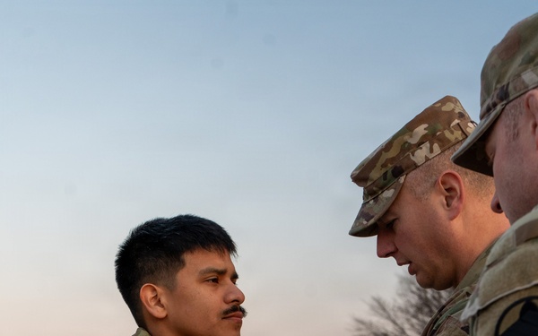 Staff Sgt. Dominic Guillen Promoted at Lincoln Memorial