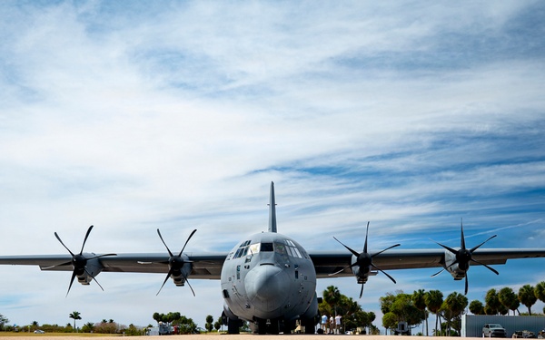C-130J loaded in Aguadilla