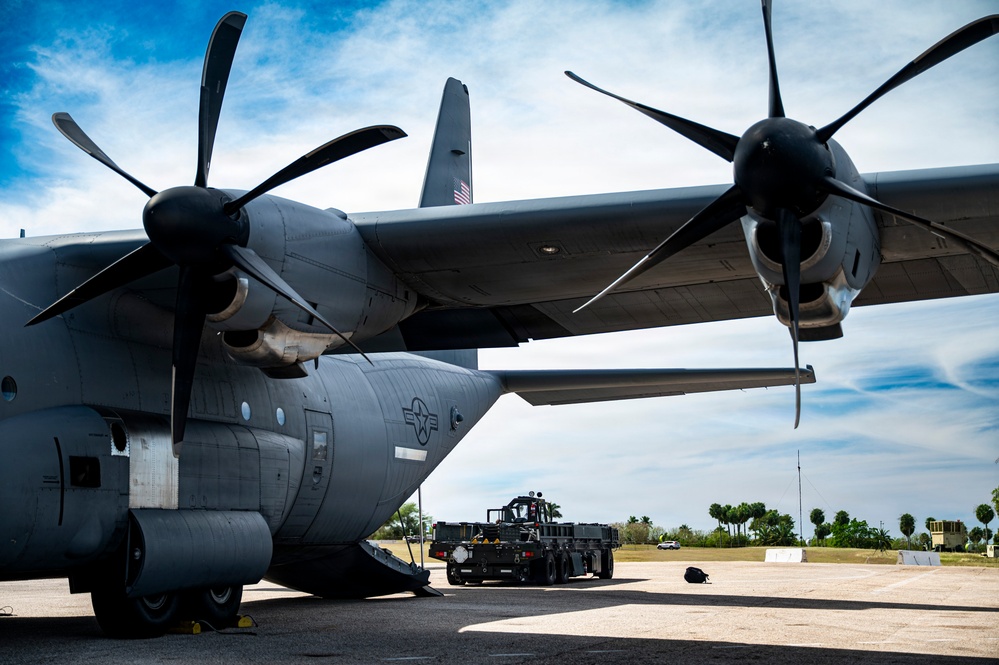 C-130J loaded in Aguadilla