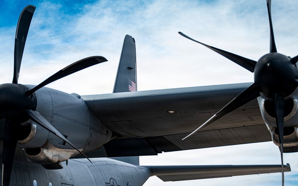 C-130J loaded in Aguadilla