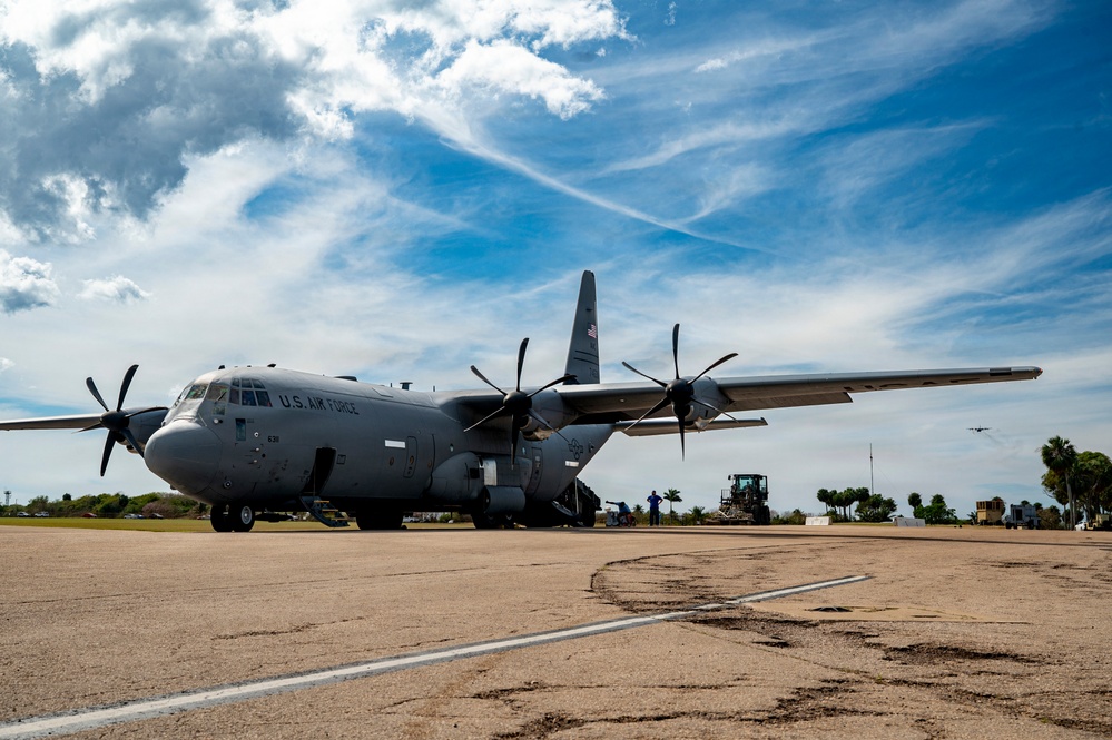 C-130J loaded in Aguadilla