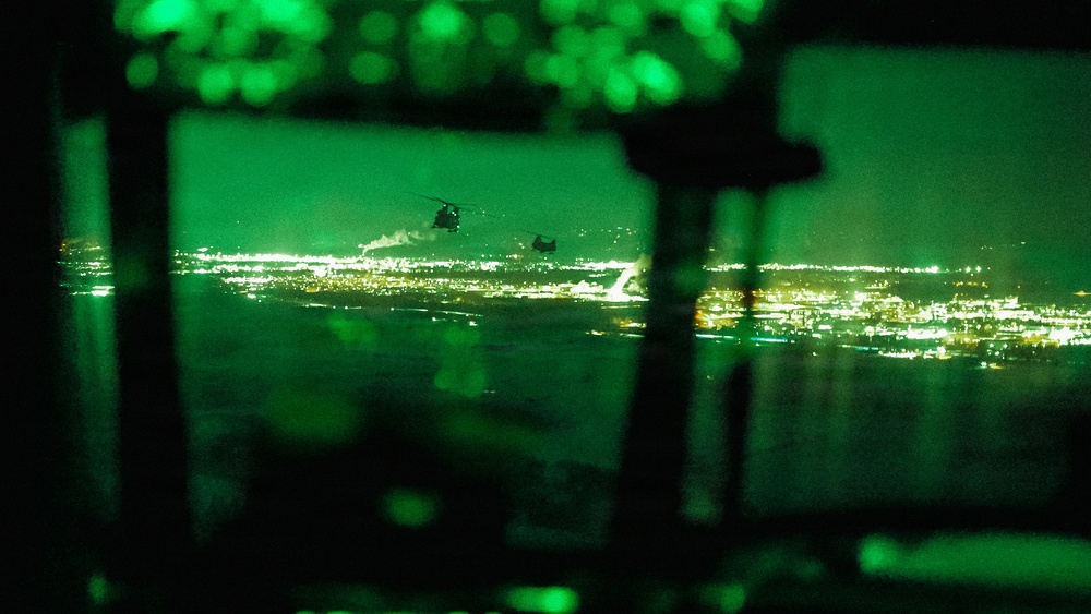 11th Airborne Division Conducts a Nighttime Air Assault During JPMRC 26-02
