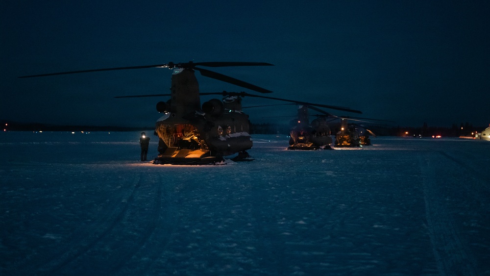 11th Airborne Division Conducts a Nighttime Air Assault During JPMRC 26-02