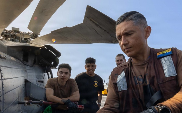 Abraham Lincoln Conducts Routine Operations