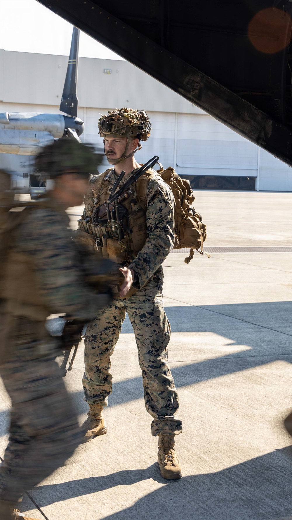 24th MEU CERTEX: U.S Marines with Lima Company Conduct a TRAP mission