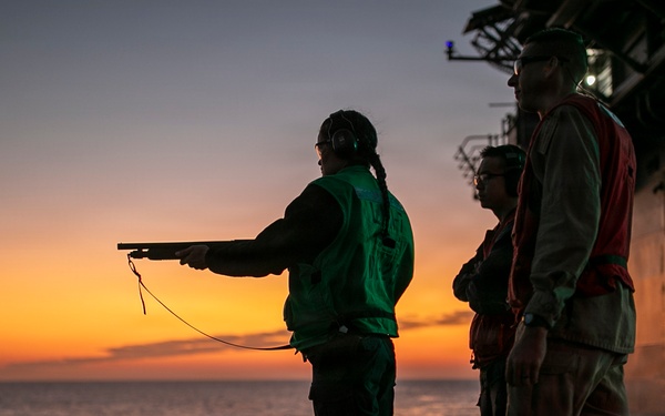 USS Tripoli Conducts Live Fire Evolution