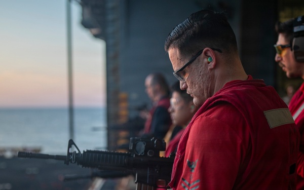 USS Tripoli Conducts Live Fire Evolution