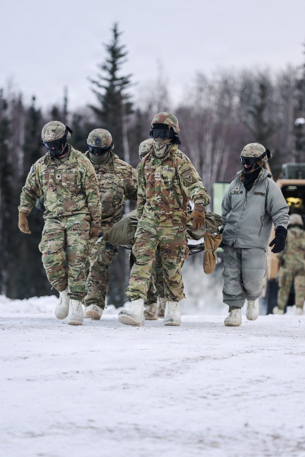11th Airborne Division Conducts MEDEVAC Rehearsal Before JMPRC 26-02