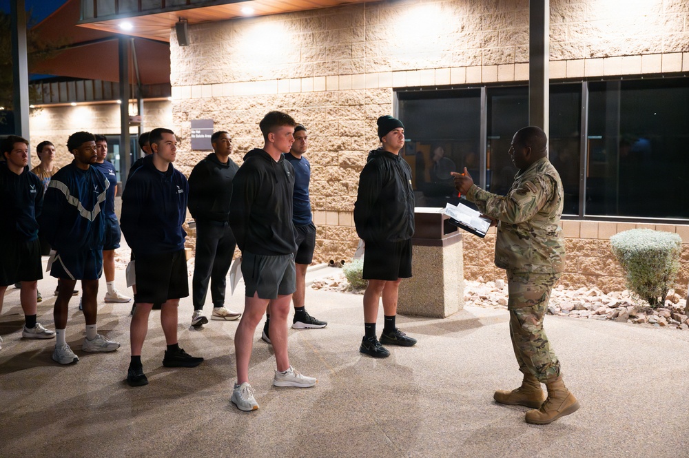 161st Recruiting Team prepares Student Flight