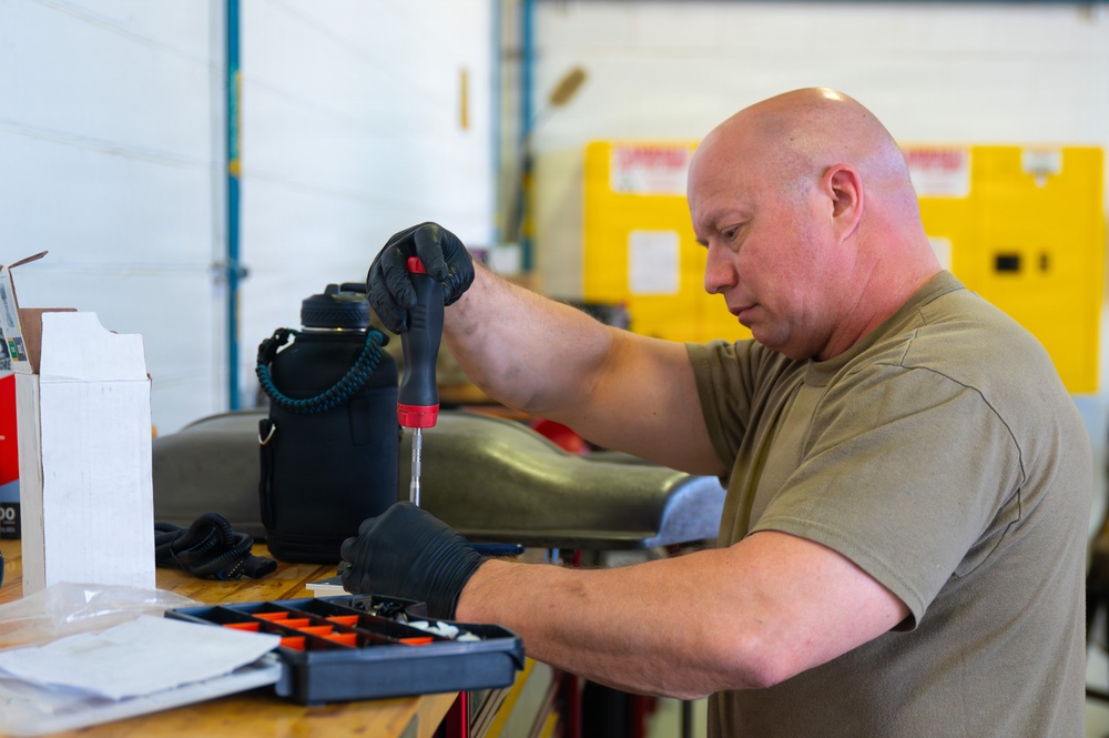 161st LRS Mechanic gets the job done