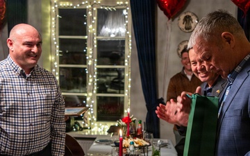 Georgian Col. Mikhail Kutateladze CIB award ceremony