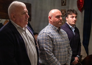 Georgian Col. Mikhail Kutateladze CIB award ceremony