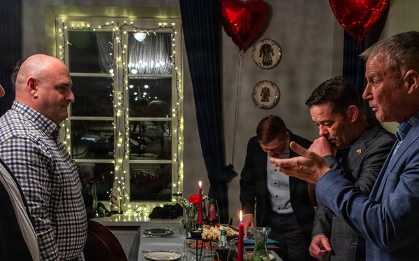 Georgian Col. Mikhail Kutateladze CIB award ceremony