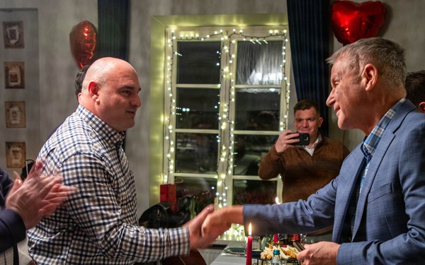 Georgian Col. Mikhail Kutateladze CIB award ceremony