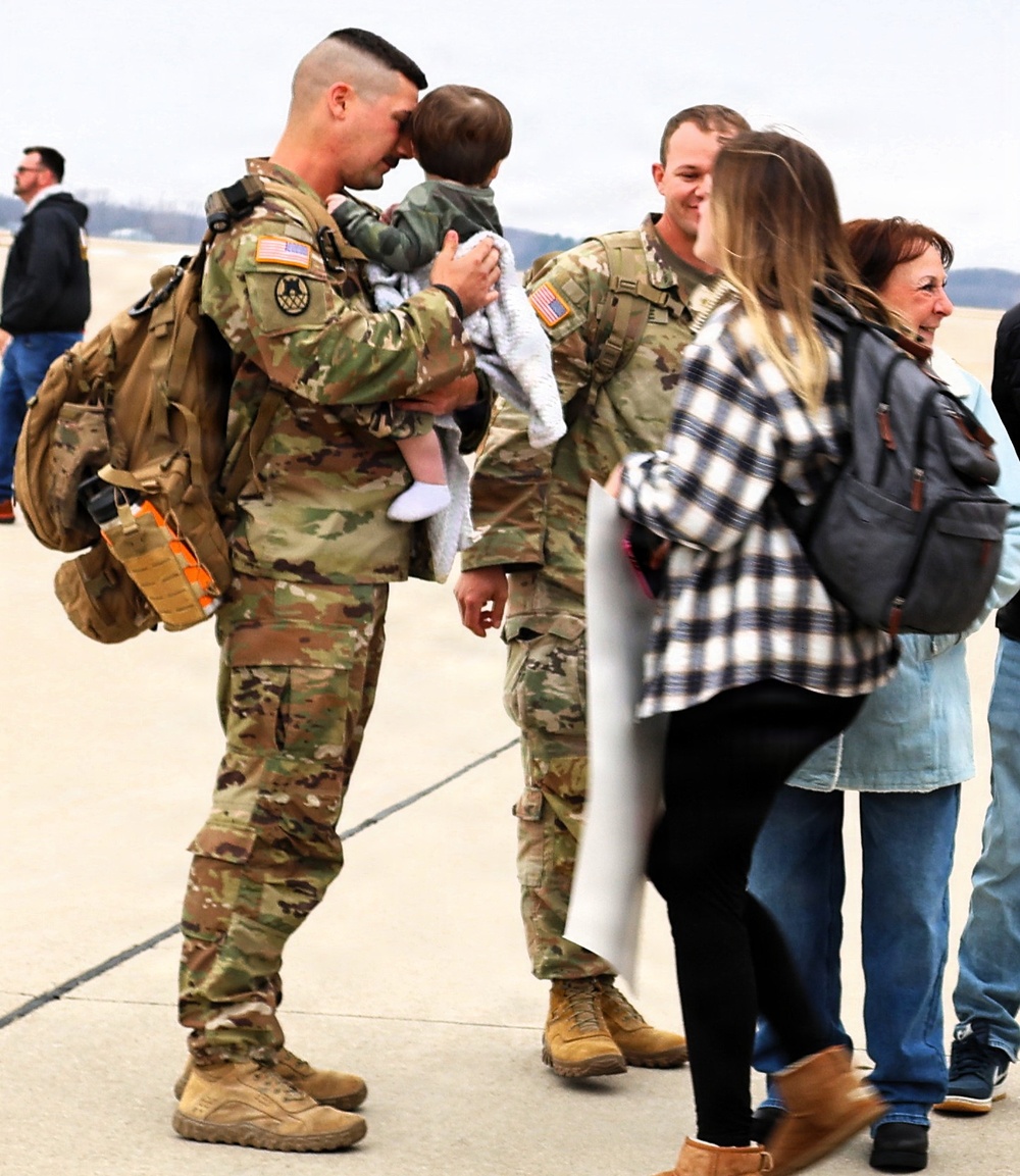 MACOMB-BASED ARMY NATIONAL GUARD ENGINEER UNIT COMPLETES MISSION IN MIDDLE EAST, RETURNS TO ILLINOIS