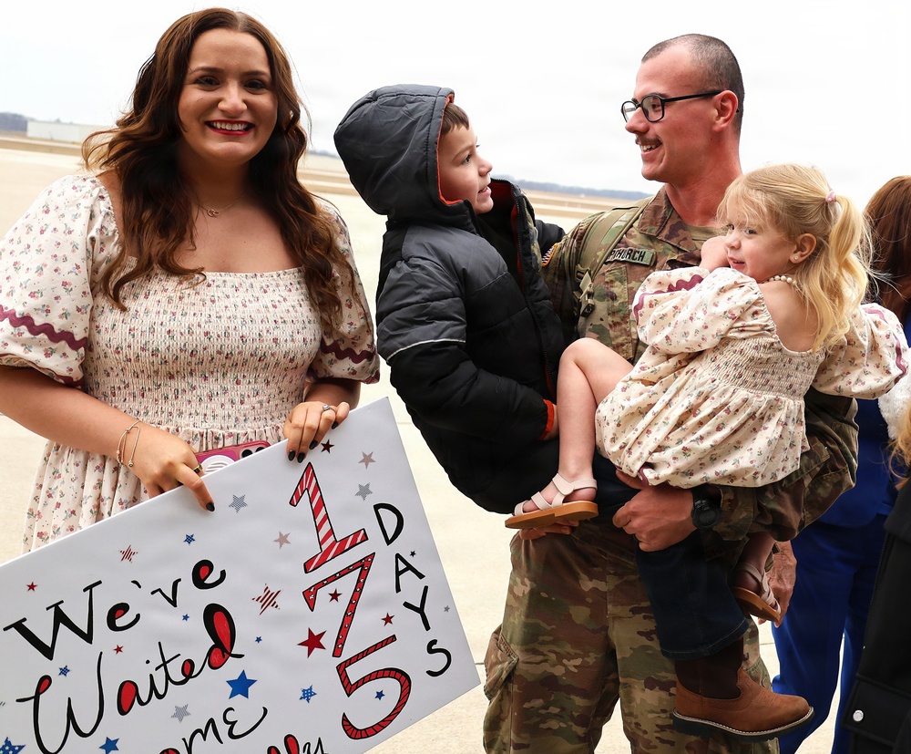 MACOMB-BASED ARMY NATIONAL GUARD ENGINEER UNIT COMPLETES MISSION IN MIDDLE EAST, RETURNS TO ILLINOIS
