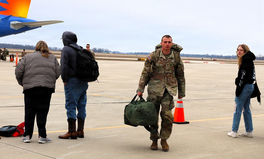 MACOMB-BASED ARMY NATIONAL GUARD ENGINEER UNIT COMPLETES MISSION IN MIDDLE EAST, RETURNS TO ILLINOIS