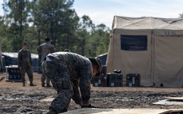 24th MEU CERTEX: Evacuation Control Center set-up