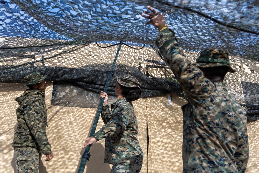 24th MEU CERTEX: Evacuation Control Center set-up